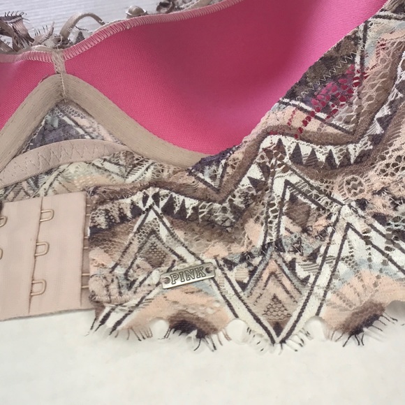 Victoria’s Secret PINK Halter Lace Bralette sz S - Picture 5 of 6